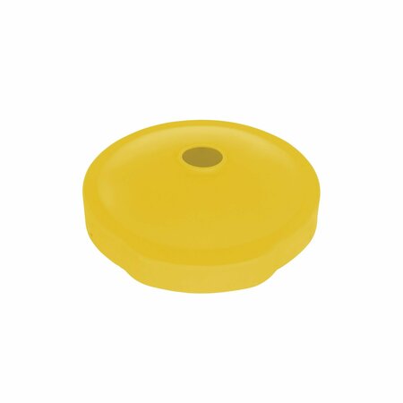 VESTIL DRUM RECYC FLAP 55GAL(CLOSED/OPEN) YELLOW DC-P-55-CAN-UF-YL